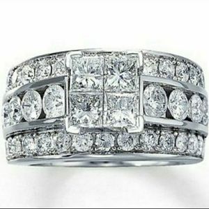 JARED 3.5 CARAT DIAMOND ENGAGEMENT/WEDDING RING